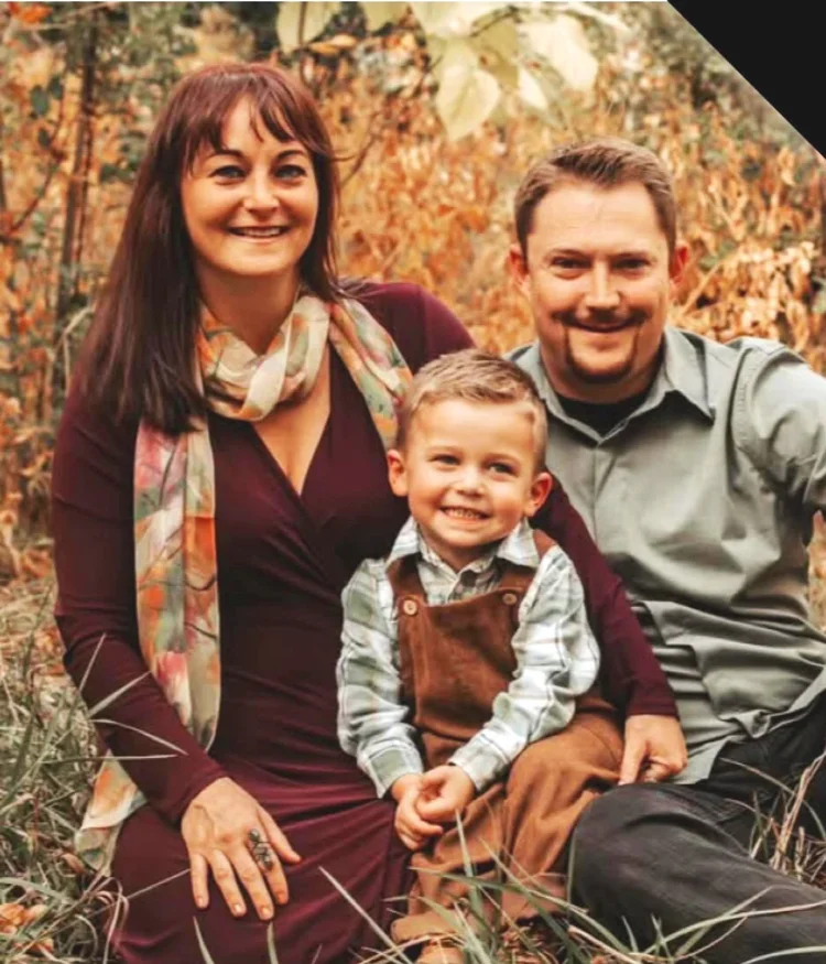 Adam Unger, Co-founder & Senior Project Manager at Alta Roofing, with his family